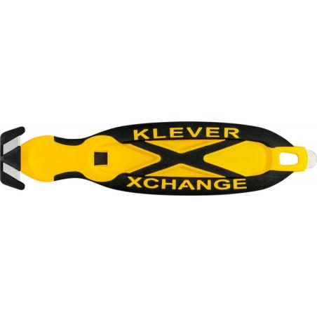 PAKIET Nóż bezpieczny KLEVER XChange 20, wymienna głowica, żółty