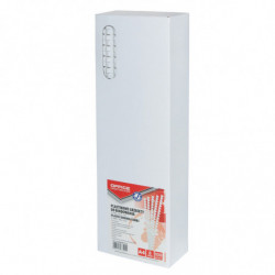 Grzbiety do bindowania OFFICE PRODUCTS, A4, 8mm (45 kartek), 100 szt., białe