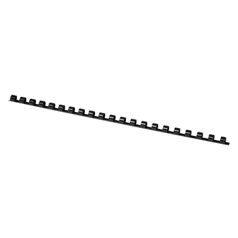 Grzbiety do bindowania OFFICE PRODUCTS, A4, 8mm (45 kartek), 100 szt., czarne