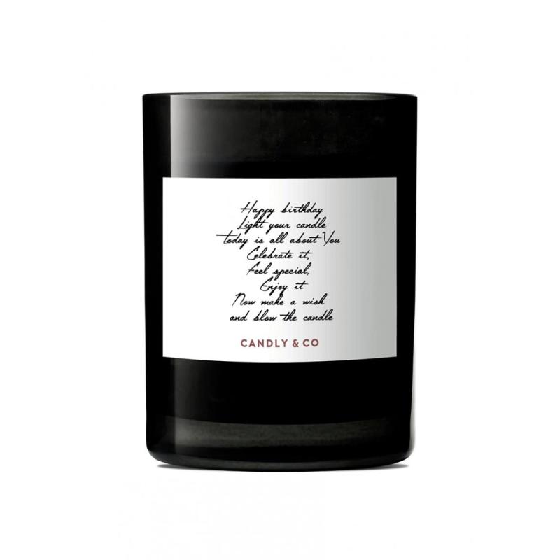 Świeca sojowa w szkle CANDLY&CO, Happy Birthday, zapach No.5, 250g