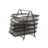 Zestaw na biurko Q-CONNECT Office Set, metalowy, 5 szufladek, czarny