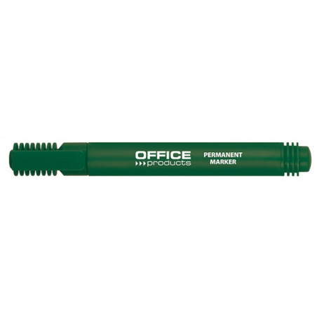 Marker permanentny OFFICE PRODUCTS, okrągły, 1-3mm (linia), zielony