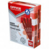 Marker permanentny OFFICE PRODUCTS, okrągły, 1-3mm (linia), czerwony