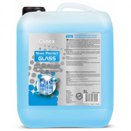 Preparat CLINEX Nano Protect Glass, do mycia szyb, 5l