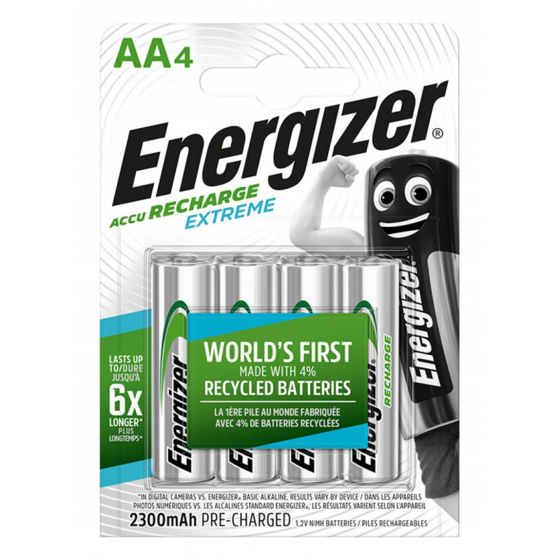 Akumulator ENERGIZER Extreme, AA, HR6, 1,2V, 2300mAh, 4szt.