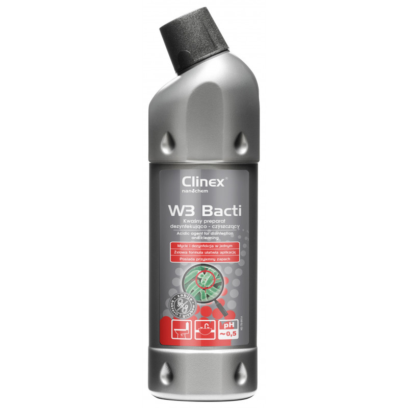 Preparat CLINEX W3 Bacti, dezynfekująco-czyszczący, 1l