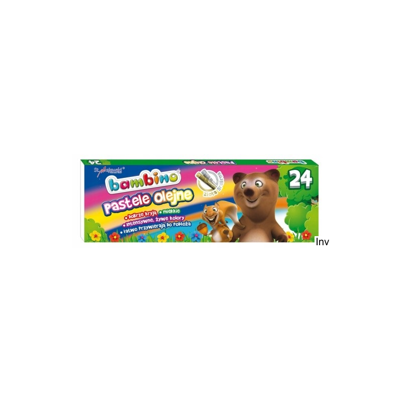 Pastele olejne BAMBINO 24 kolory St.Majewski 3127