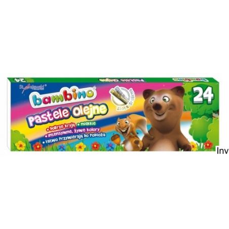 Pastele olejne BAMBINO 24 kolory St.Majewski 3127