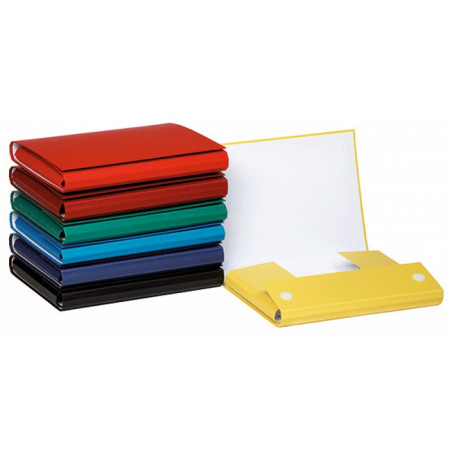PAKIET Teczka z rzepem OFFICE PRODUCTS, PP, A4/4cm, 3-skrz., mix kolorów