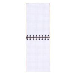 PAKIET Kołonotatnik OFFICE PRODUCTS, craft, A6, w kratkę, 80 kart., 80gsm, brązowy