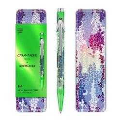 Długopis CARAN D'ACHE 849 Germanier, w pudełku, zielony neonowy