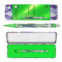 Ołówek mechaniczny CARAN D'ACHE 844 Germanier, 0,5mm, w pudełku, zielony neonowy