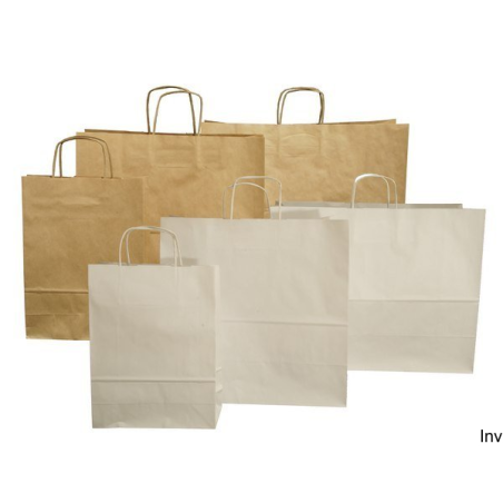 Torba ekologiczna ECOBAG brązowa 305x170x340 mm 90 g/m2 NC Koperty