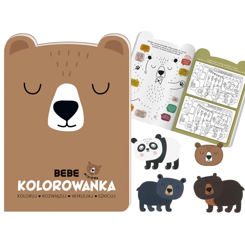 Interdruk Kolorowanka kreatywna A4 16 stron 90g BeBe Friend MIŚ