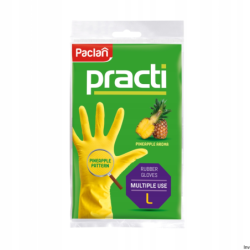 PACLAN Rękawice gumowe L...