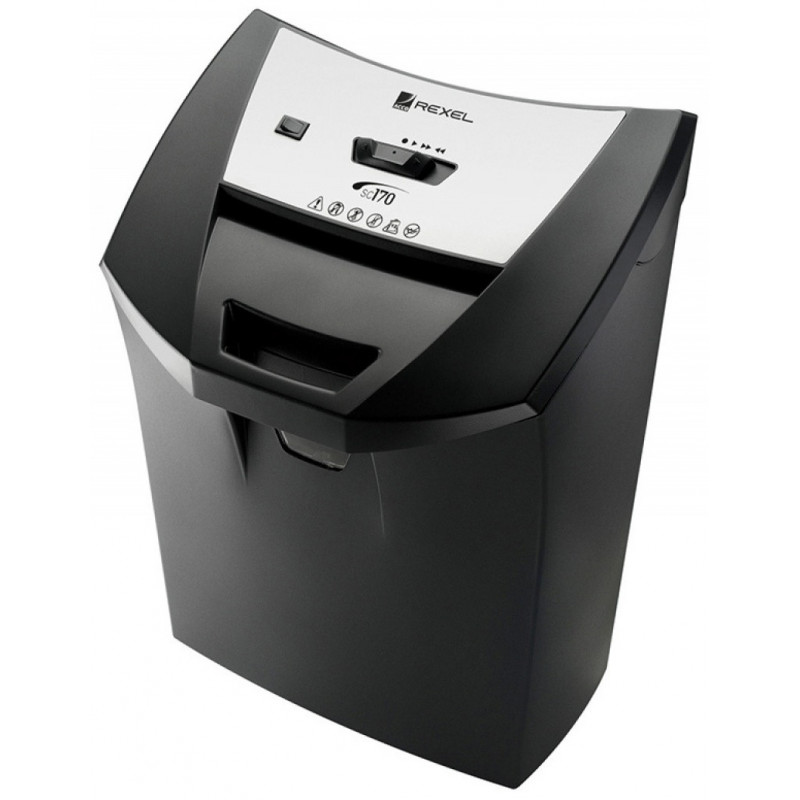 Niszczarka REXEL Officemaster SC170, paski, P-2, 13 kart., 22l, karty kredytowe, czarna