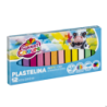 Plastelina Koma Plast 12 kolorów kwadrat pastel