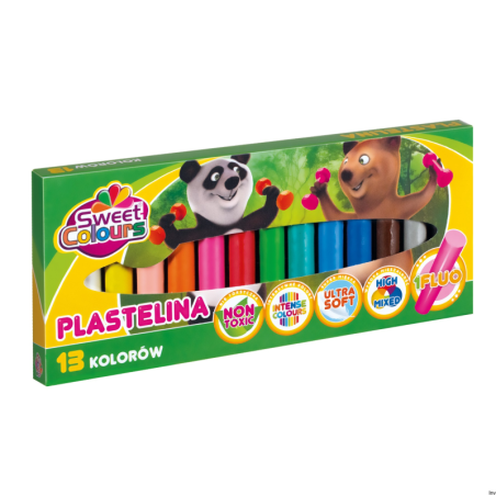 Plastelina Koma 13 kolorów Sweet Colours 91918