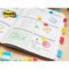 Zakładki indeksujące POST-IT do archiwizacji (676-AYPV), PP, silne, 15,8x38,1mm, 4x10 szt., mix kolorów
