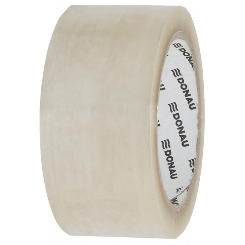 PAKIET Taśma pakowa DONAU Hot-Melt , 48mm, 66m, 50mikr., transparentna