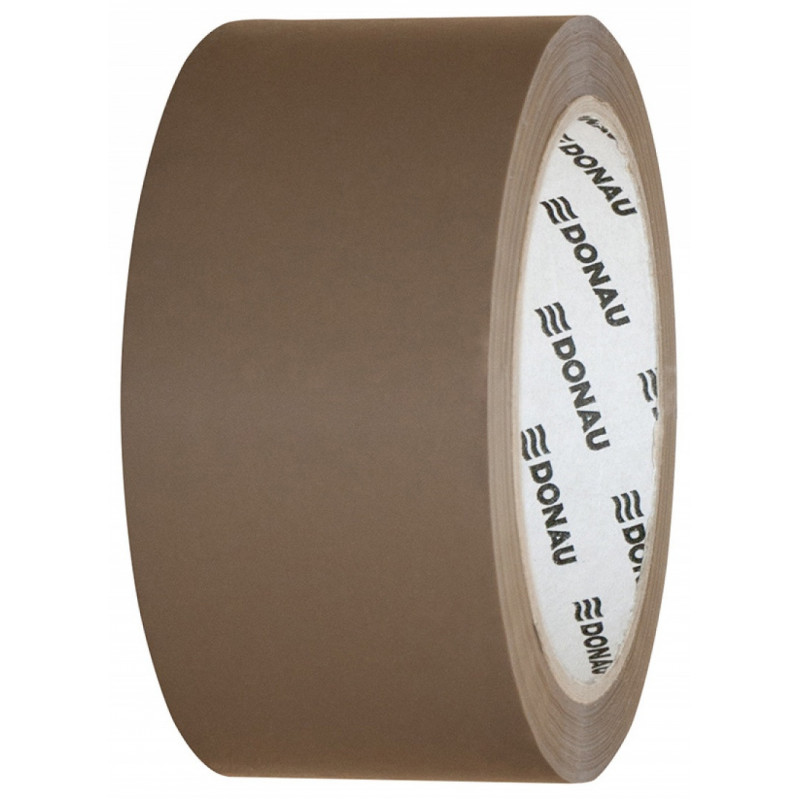 PAKIET Taśma pakowa DONAU Hot-Melt , 48mm, 66m, 50mikr., brązowa