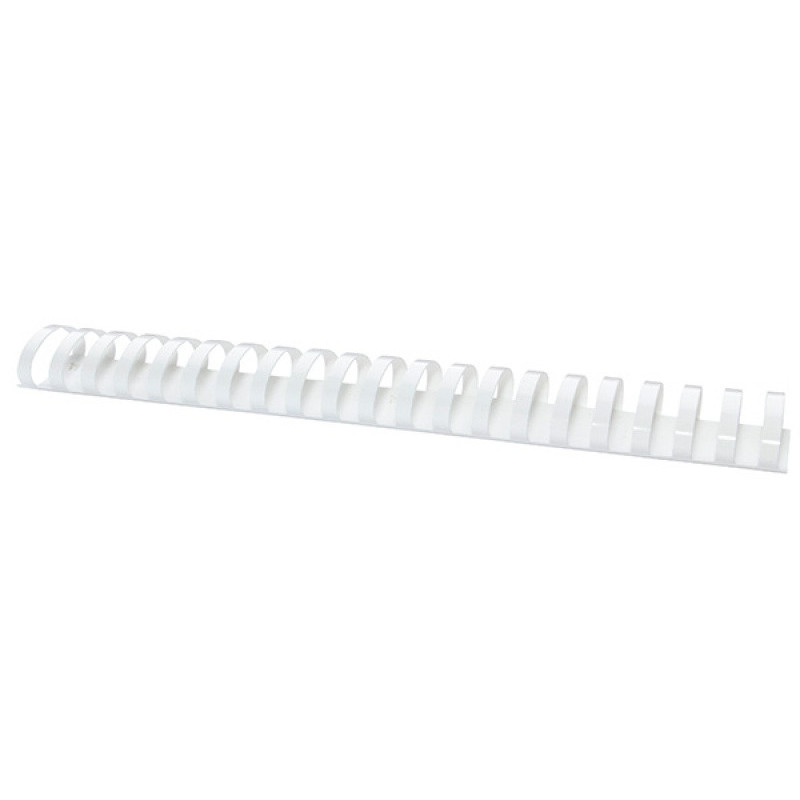 Grzbiety do bindowania OFFICE PRODUCTS, A4, 45mm (440 kartek), 50 szt., białe