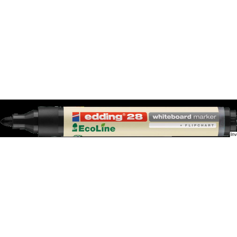 Edding ekologiczny marker do tablic czarny okrągła końcówka 1,5-3 mm