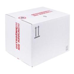 PAKIET Taśma pakowa OFFICE PRODUCTS, ostrożnie nie rzucać, 48mm x 50y, 36mic, 1szt., biała