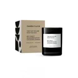 Świeca sojowa w szkle CANDLY&CO, They Say You Are What You, zapach No.1, 250g