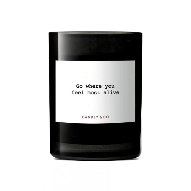 Świeca sojowa w szkle CANDLY&CO, Go Where You Feel Most, zapach No.5, 250g
