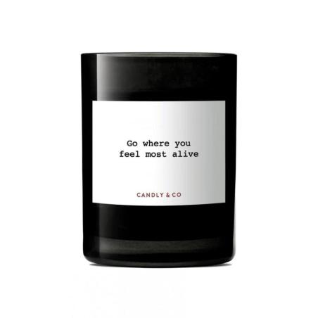 Świeca sojowa w szkle CANDLY&CO, Go Where You Feel Most, zapach No.5, 250g
