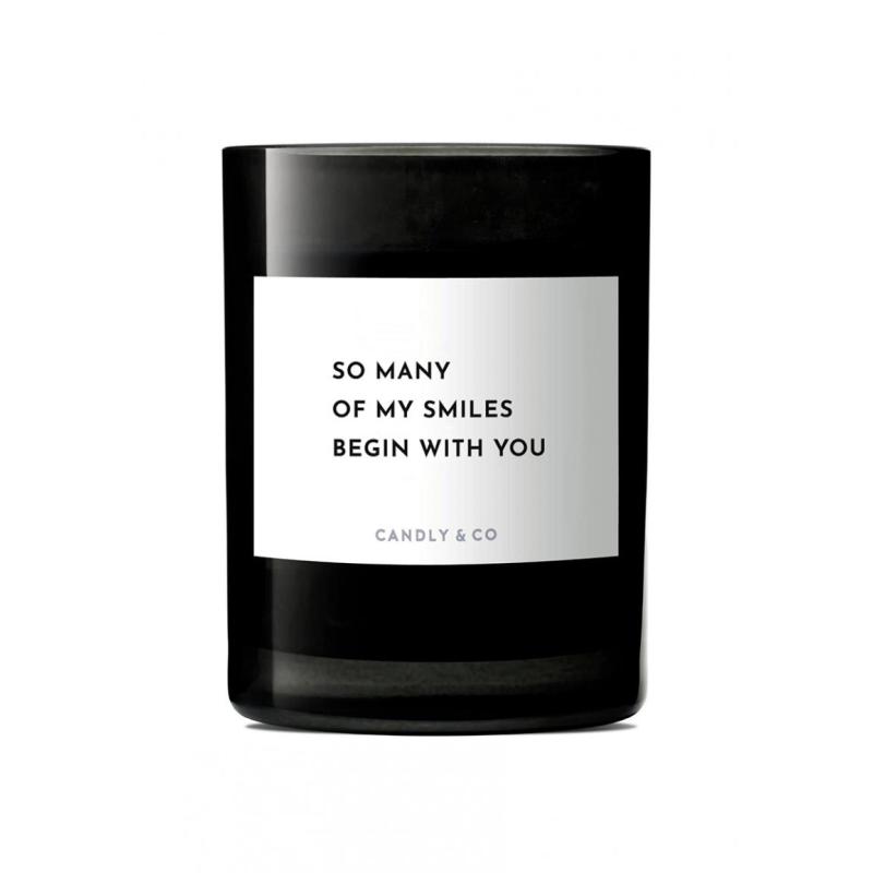 Świeca sojowa w szkle CANDLY&CO, Many Of My Smiles Begin With., zapach No.6, 250g