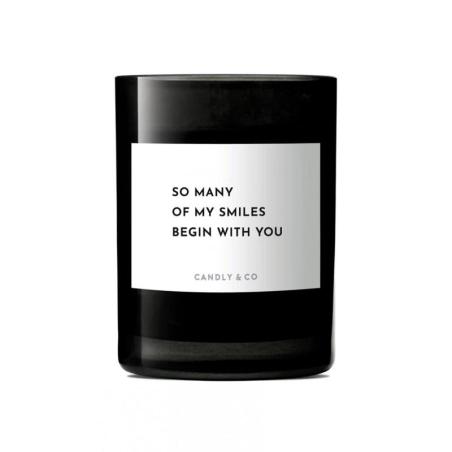 Świeca sojowa w szkle CANDLY&CO, Many Of My Smiles Begin With., zapach No.6, 250g