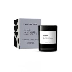 Świeca sojowa w szkle CANDLY&CO, Many Of My Smiles Begin With., zapach No.6, 250g
