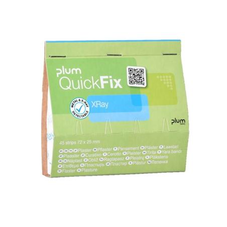 Plastry wykrywalne PLUM QuickFix Xray, wkład, 45 szt.