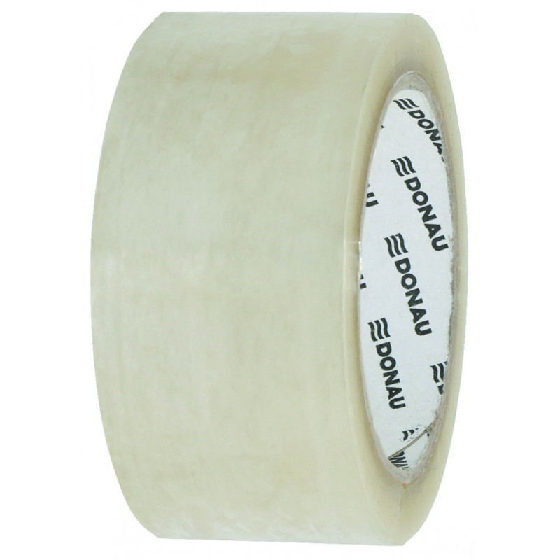 PAKIET Taśma pakowa DONAU Solvent , 48mm, 60m, 42mikr., transparentna