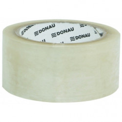 PAKIET Taśma pakowa DONAU Solvent , 48mm, 60m, 42mikr., transparentna