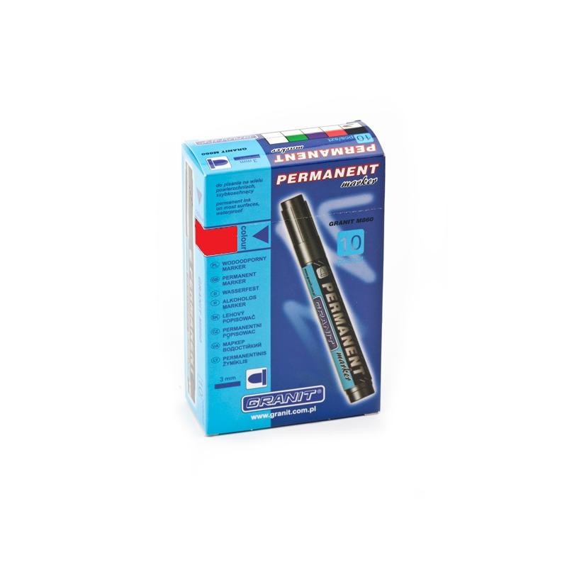 Marker wodoodporny czerwony okrągły G96 / G 860 GRANIT (10 sztuk)