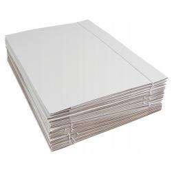 Teczka z gumką biała Barbara 250g (25 sztuk)