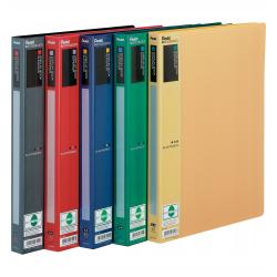 Album ofertowy Pentel SUPERIOR, 40 kieszeni, niebieski, matowe koszulki, wykonany z materiałów przetworzonych