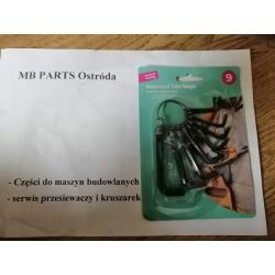 Komplet kluczy imbusowych Noname - różne rozmiary w etui