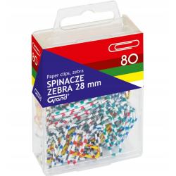 Spinacz okrągły zebra R28...