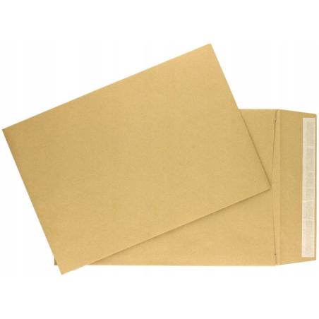 Koperta E4 brązowa samoprzylepna 280x400 mm 110 g (opakowanie 250 sztuk) NC Koperty