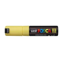 Marker Uni PC-8K żółty do pisania i malowania na różnych powierzchniach, grubość linii 8 mm