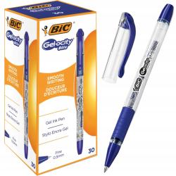 Długopis żelowy BIC Gel-ocity Stic 0.5 mm niebieski, opakowanie 30 sztuk
