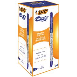 Długopis żelowy BIC Gel-ocity Stic 0.5 mm niebieski, opakowanie 30 sztuk