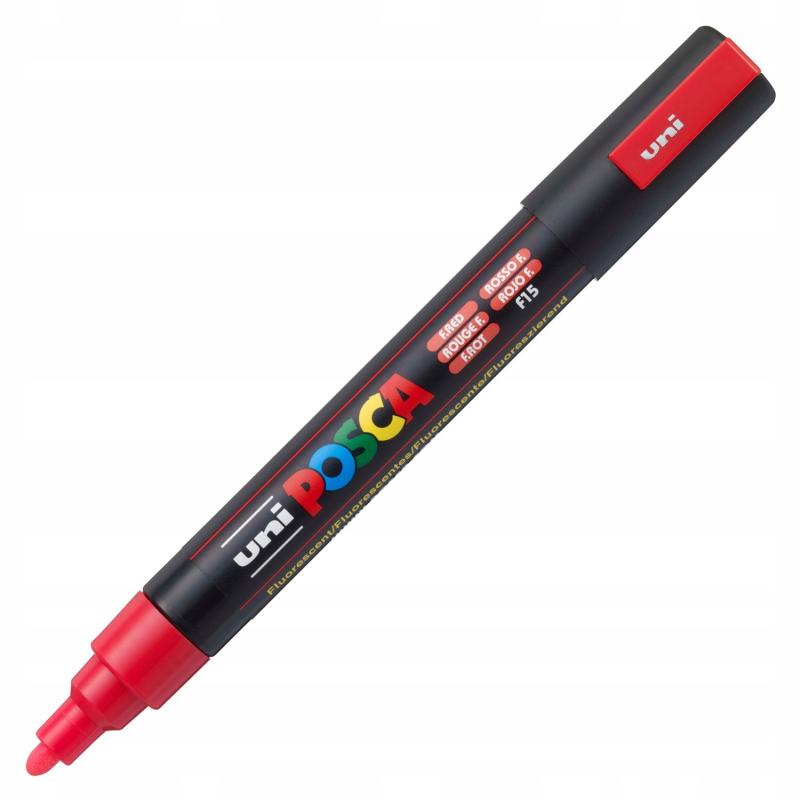 Marker permanentny Uni POSCA PC-5M czerwony 71173