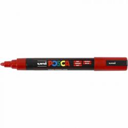 Marker permanentny Uni POSCA PC-5M czerwony 71173