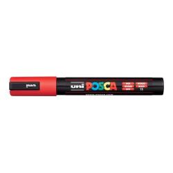 Marker permanentny Uni POSCA PC-5M czerwony 71173