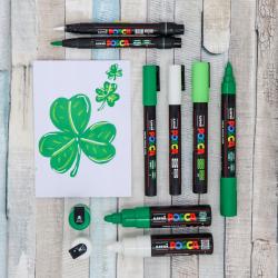 Marker POSCA PC-5M zielony 138436